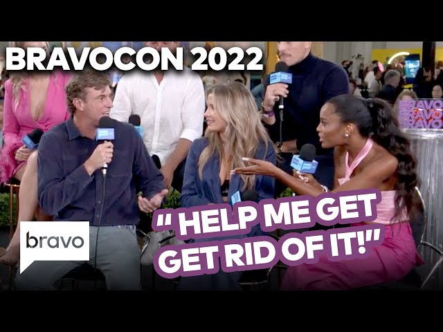 Ciara Miller Offers to Help Shep Rose Delete His Raya Profile | BravoCon 2022 | Bravo