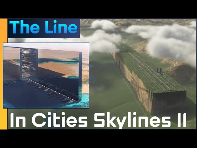 Building "The Line" In Cities Skylines II
