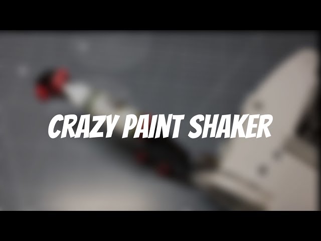 How to shake paints, in seconds!