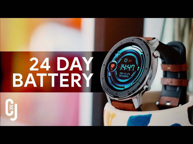 This Smartwatch Has 24 DAYS of Battery Life – Amazfit GTR Review