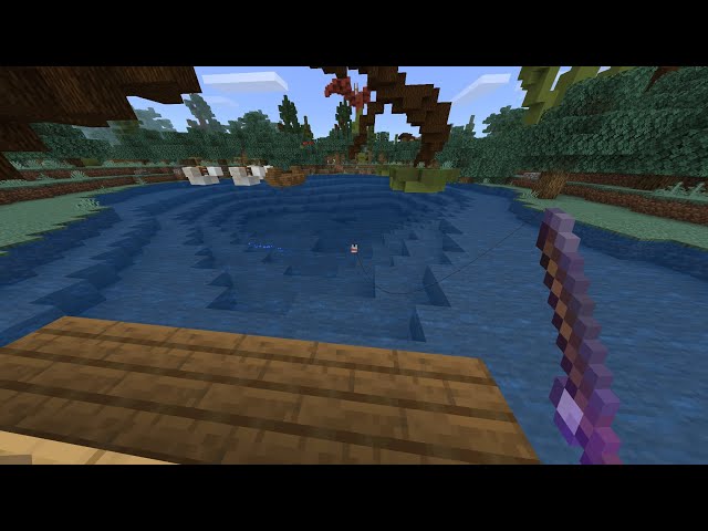 Fishin’ and farmin’ | MineVille Farming Simulator Ep. 3 | Minecraft