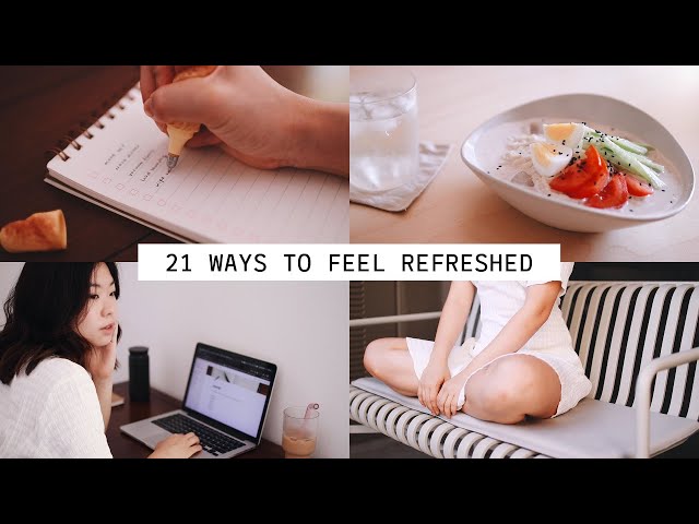 🚿 21 WAYS TO GET OUT OF A SLUMP | My Reset Routine