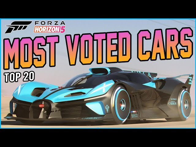 Forza Horizon 5 - Top 20 Highest Voted Cars! *New Cars*