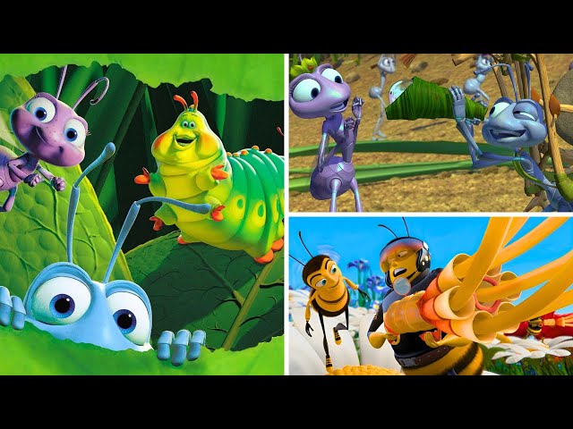 مملكة النحل VS مملكة النمل | ملخص فيلم Bee Movie VS A Bugs Life
