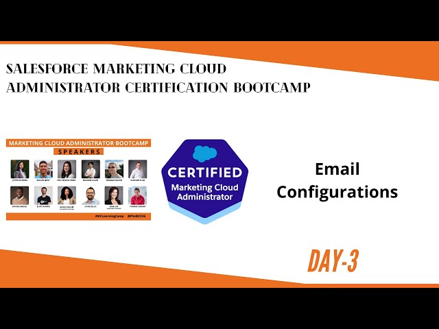 MCA Bootcamp Email Configurations Day 3