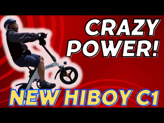 HIBOY C1 - Most Powerful 14" Foldable Ebike Reviewed! Plus Front Suspension!