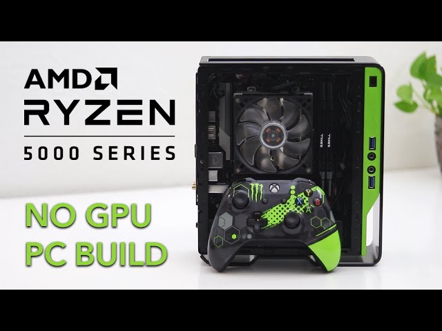I BUILT A TINY GAMING PC | Ryzen 5 5600G Build (NO GPU NEEDED)