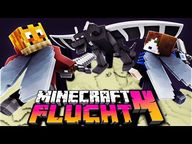 Mit ELYTRAS gegen den ENDERDRACHEN kämpfen ☆ Minecraft FLUCHT 4 #26