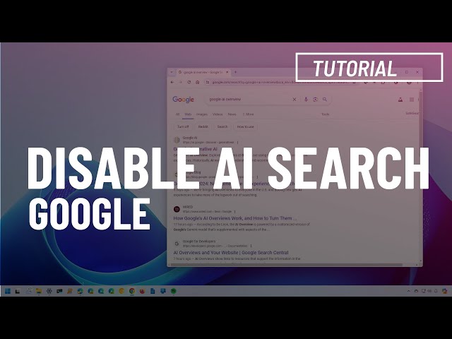 Google Search: Disable AI Overview results