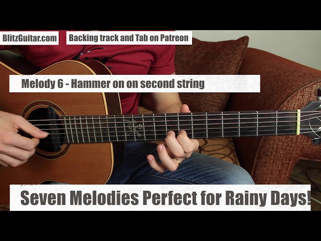 Seven Melodies Perfect for Rainy Days. Fingerstyle solo Ep.4