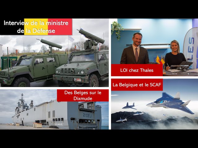 Ministre de la Défense 🇧🇪 : Thales, coopération 🇫🇷 🇧🇪 sur le PHA Dixmude et la Belgique dans le SCAF