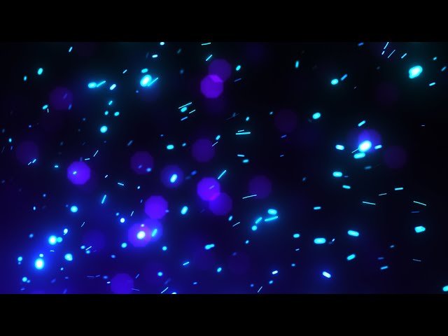 Bright Flying Blue Fire Sparks Background video | Footage | Screensaver
