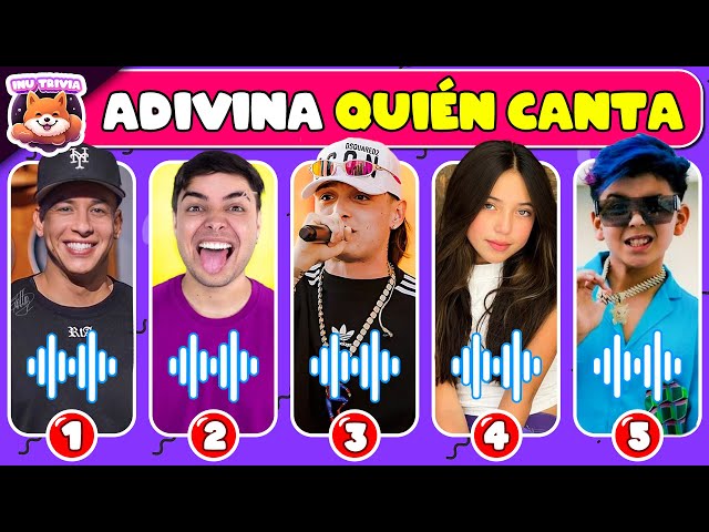 ¿Adivina Quién Canta😍🎯🎶Karly B Bustillos, Fede, Peso Pluma, Stokes Twins,Yeri Mua, Karina, Pomni