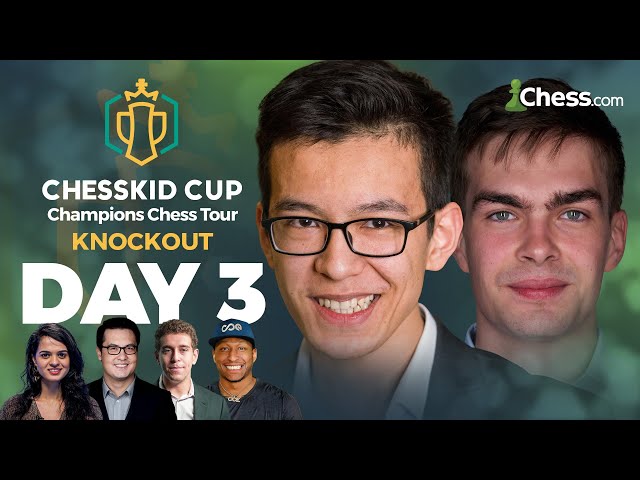 Nodirbek & Van Foreest in Winners Final | Fabiano & Alireza Seek Survival | ChessKid Cup 2023 Day 3