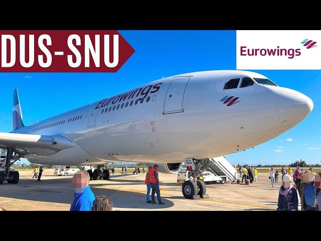 EUROWINGS LONG HAUL A330-200 [ECONOMY] TRIPREPORT | DÜSSELDORF - SANTA CLARA (CUBA) | EW 1138 | 4K