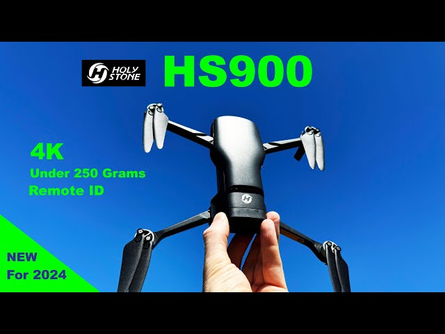 New 4K Mini Drone under 250 grams with Remote ID - Holystone HS900 Review