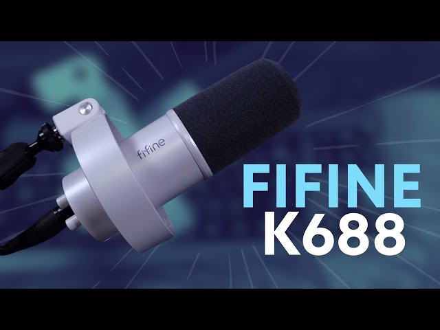 Big W from FIFINE | K688 XLR/USB Microphone Review