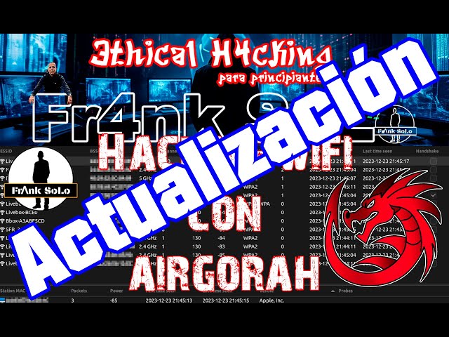 Actualización de la herramienta Airgorah del video: Tutorial Auditoria Wifi con Airgorah.