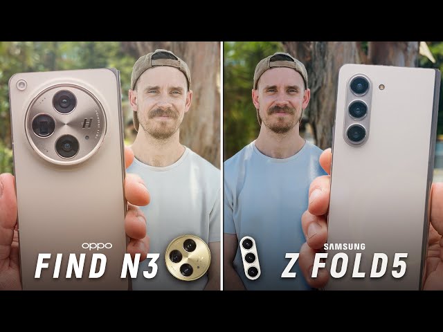 OPPO Find N3 vs Galaxy Z Fold 5 Camera Comparison!