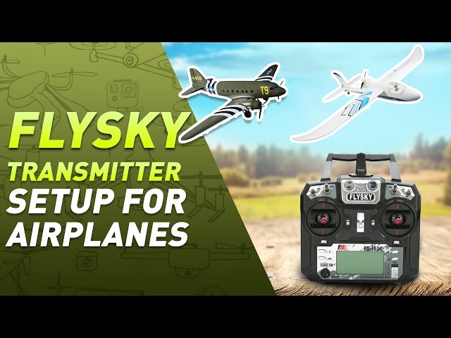 Setting up FlySky Radio for Airplanes | Dual Rate | Expo | Landing Gear