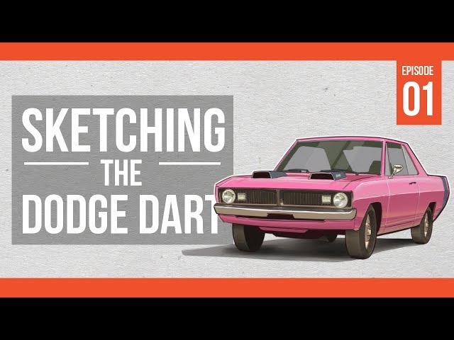 Sketching the Dodge Dart from Netflix's Rust Valley Restorers