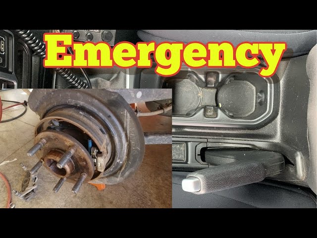 Guide to Adjusting your emergency brake Shoes.