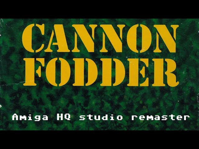 Amiga HQ studio remaster #14 - "Cannon Fodder - Title music" by Richard Joseph & Jon Hare