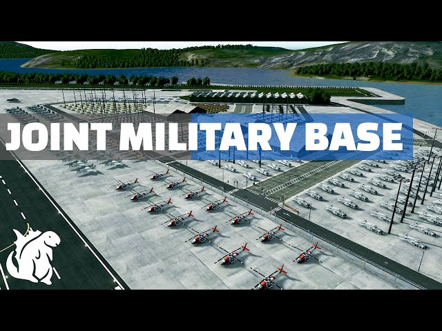 Upgrading Our Naval Base with an Airfield in Cities Skylines | City of Canalville