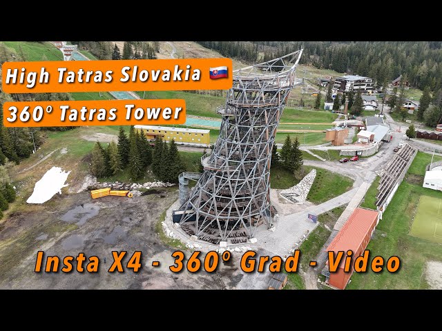 Insta360 X4 - 360° Tatras Tower (Slowakei mit Wohnmobil / Slovakia Roadtrip) - PLEASE WATCH IN 4k!
