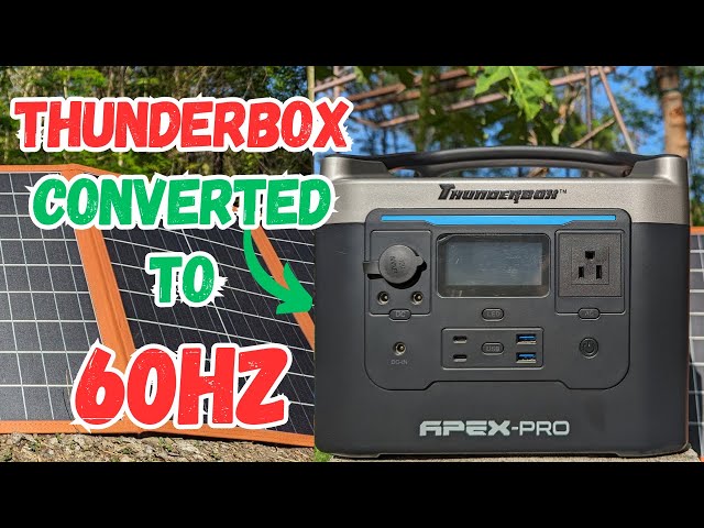 How to convert Thunderbox Apex Pro to 60hz