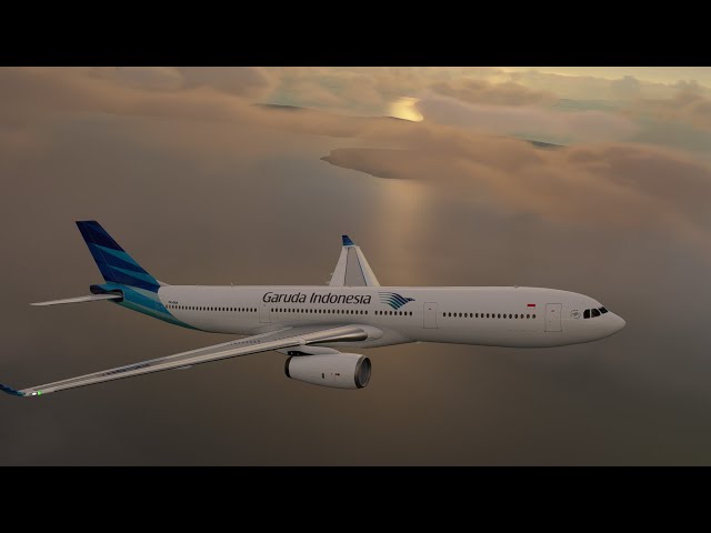 Garuda Indonesia Airbus A330-300 - Davao Int'l Airport - Sam Ratulangi Int'l Airport - MSFS 2020