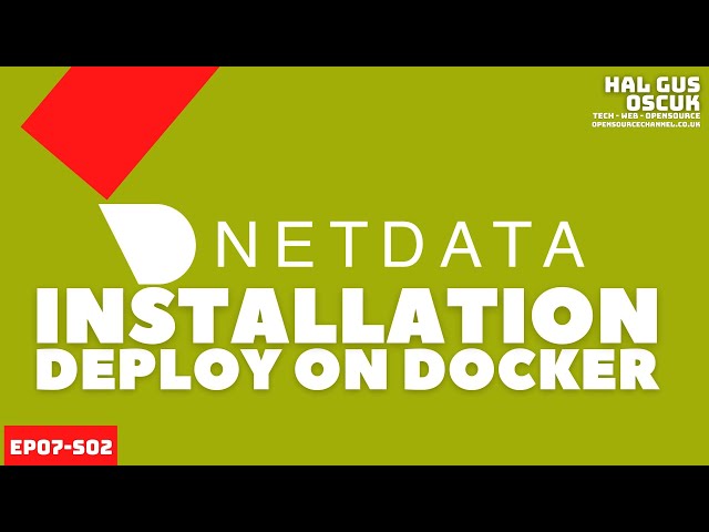 How To Install NetData On OpenMediaVault 5 with Docker