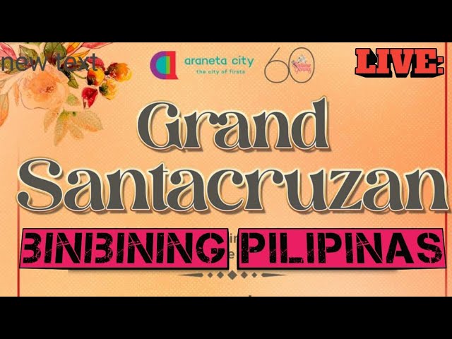 BINIBINING PILIPINAS GRAND SANTA CRUZAN 2024