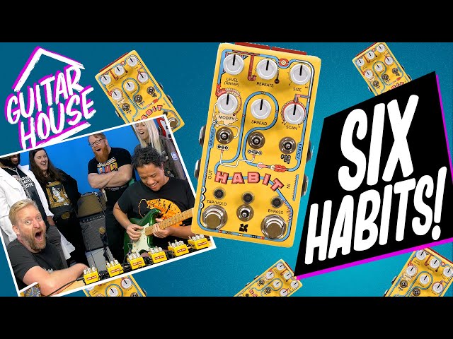 THE SIX HABITS OF GUITAR YOUTUBERS! - glitchy fun with everyone at Guitar House