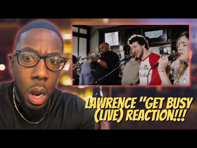 RETRO QUIN REACTS TO LAWRENCE! | LAWRENCE "GET BUSY (LIVE)" FT. RASHAWN ROSS (REACTION)!