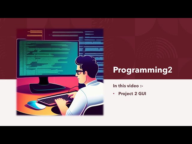 Programming 2 | Project 2 GUI using tkinter Module