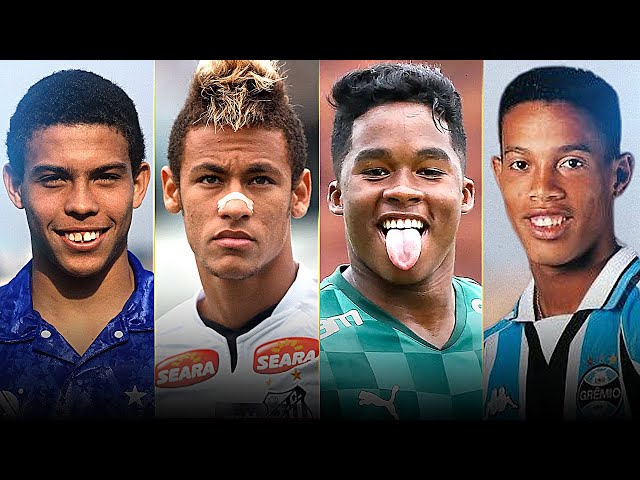 RONALDINHO x NEYMAR x RONALDO x ENDRICK Who Was the Best Young in Brazil Football?