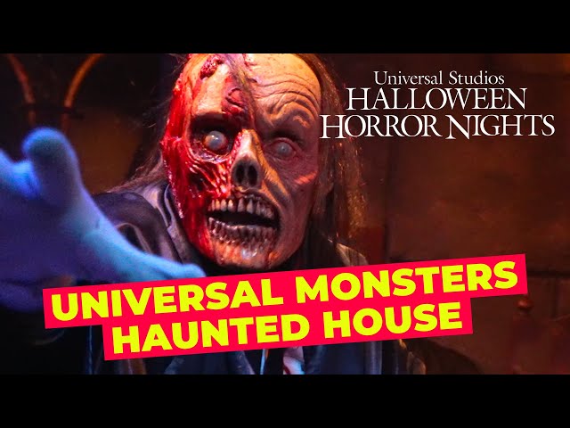 Universal Monsters: Unmasked Haunted House Walkthrough - Halloween Horror Nights 4K | HHN 32