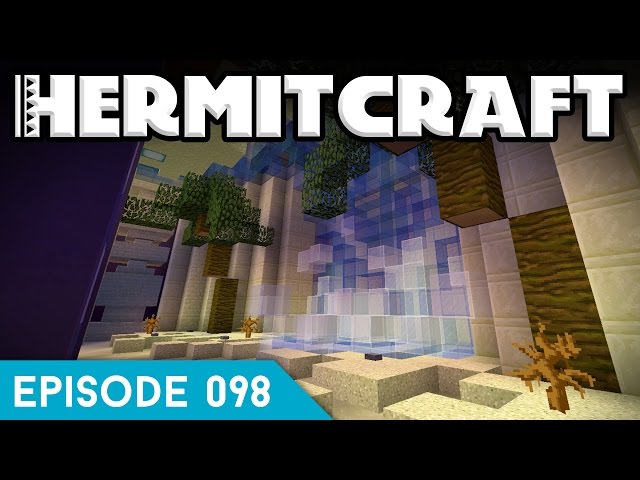 Hermitcraft IV 098 | EPIC GLASS WATERFALL | A Minecraft Let's Play