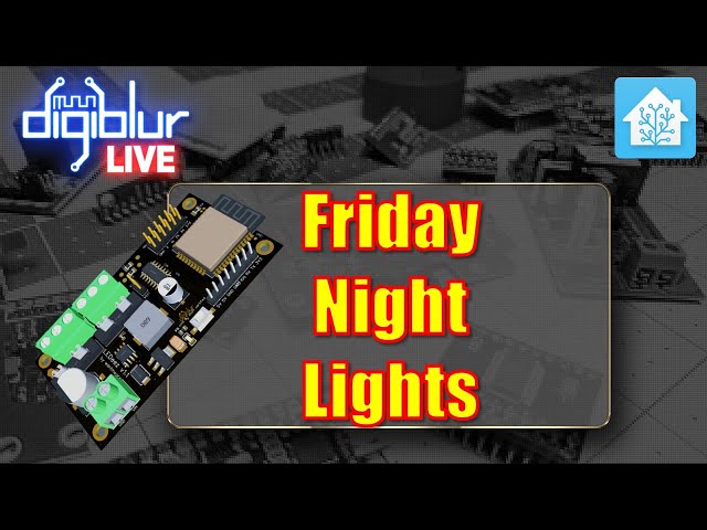 digiblurDIY LIVE - Friday Night Lights w/ Wantmoore LEDeez Addressable Controllers