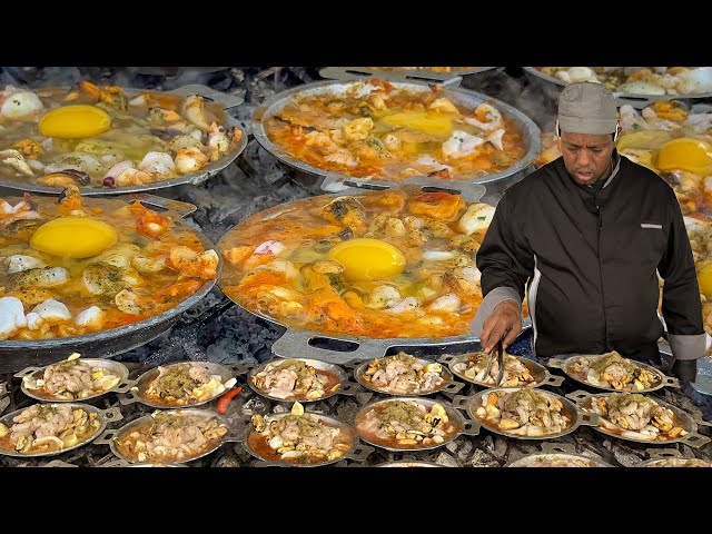 Famous Fish Frying Pan in Casablanca ​!