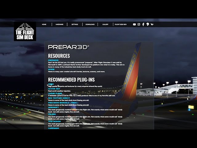 2020 Settings For Prepar3D | X-Plane 11 | Aerofly FS 2 | IL-2  | DCS World