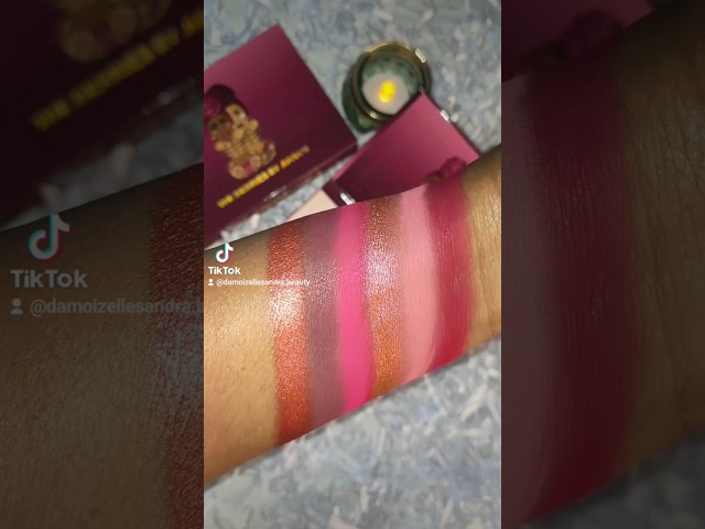 🌼 The Berries by Juvia's Eyeshadow Palette  Swatches