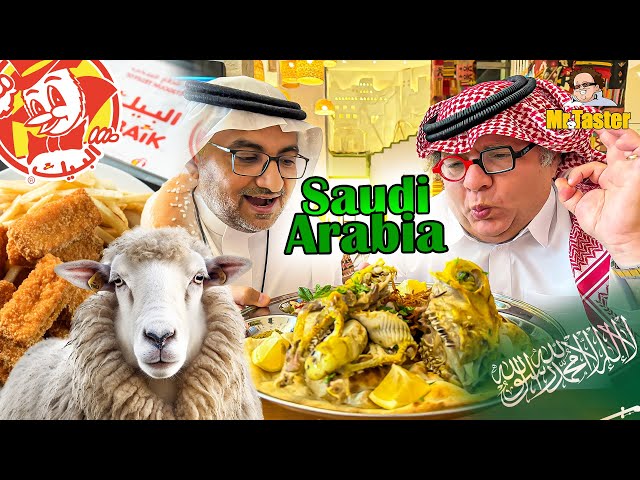 Unique Saudi Style Sheep’s Head in Riyadh+ Al Baik’s Most Wanted Fried Chicken, Saudi Arabia
