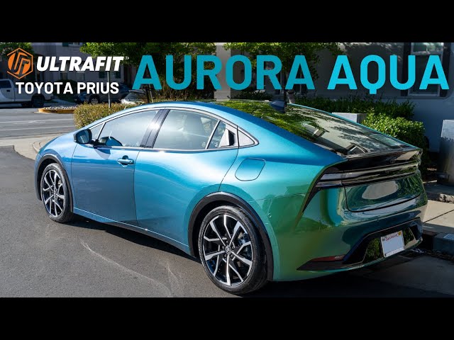 ULTRAFIT Color Shift PPF XP AURORA AQUA ft. Toyota Prius