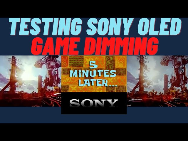 Sony OLED Gaming Biggest Drawback Isn't VRR | Testing Dimming Vs LG C1 OLED