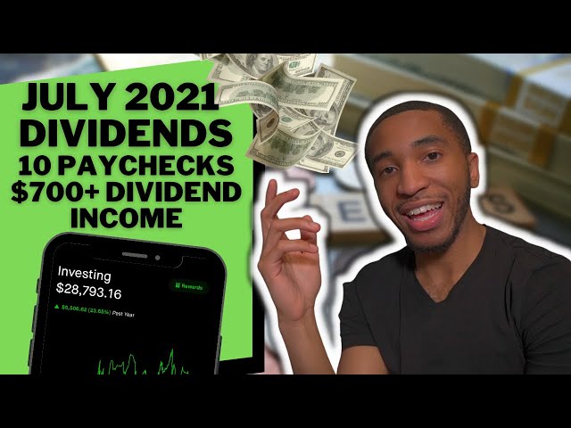 Dividend Income For July 2021 | 10 Stocks!
