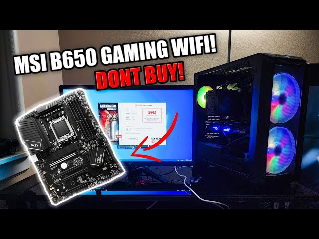 MSI B650 GAMING WIFI MOTHERBOARD ISSUES!