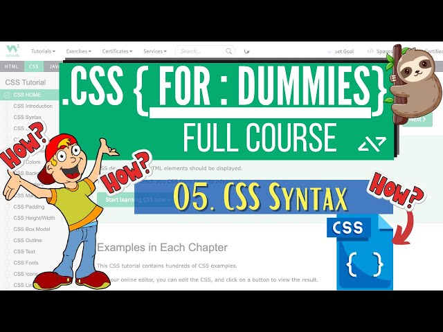 CSS for Dummies: 05  ULTIMATE guide to CSS Syntax Structure | How to Write CSS