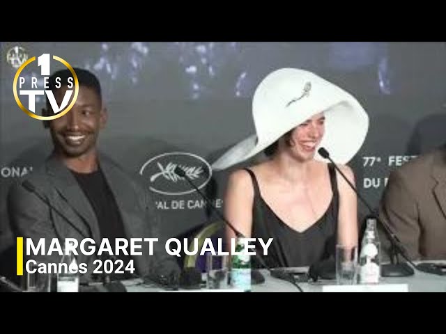 Margaret Qualley Couldn't Stop Laughing | Cannes 2024